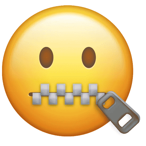 Zipit emoji meaning